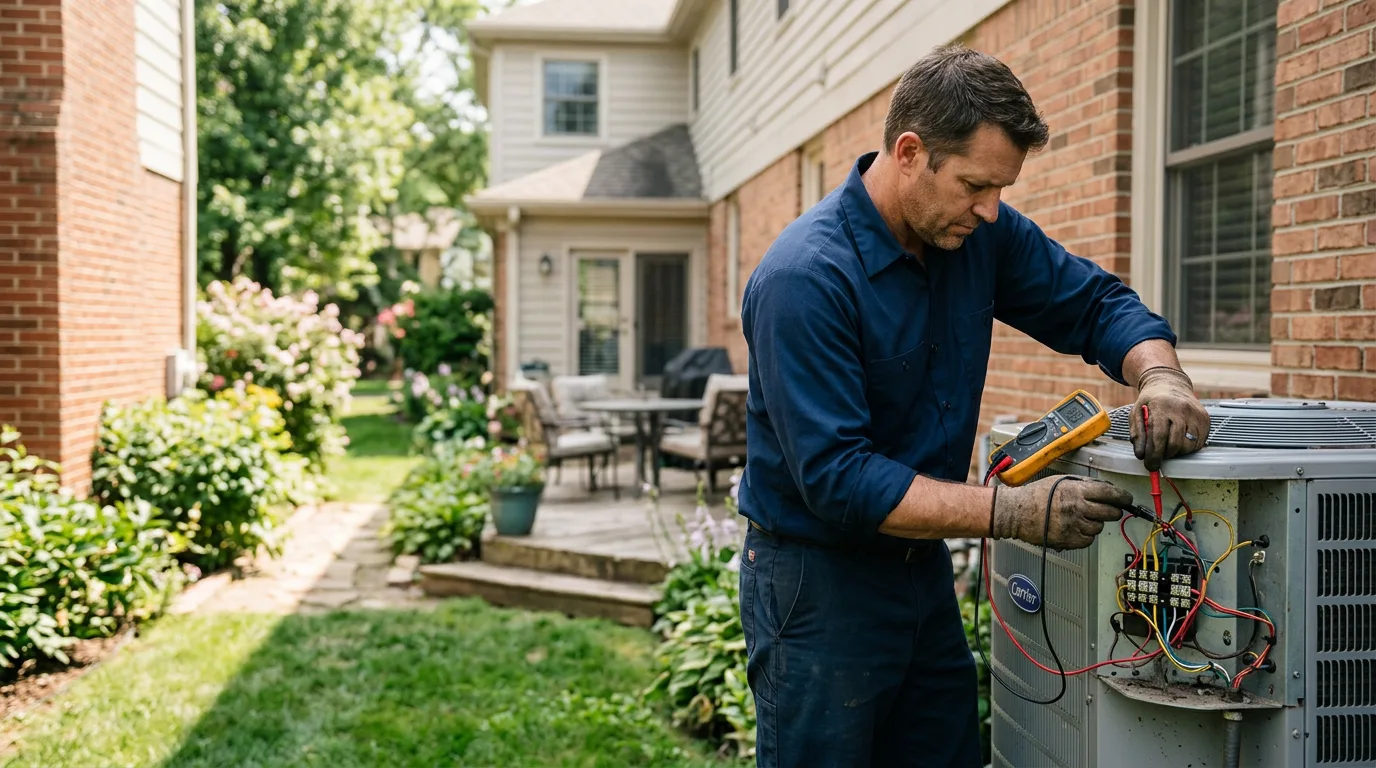 HVAC technician working near Balch Springs, TX